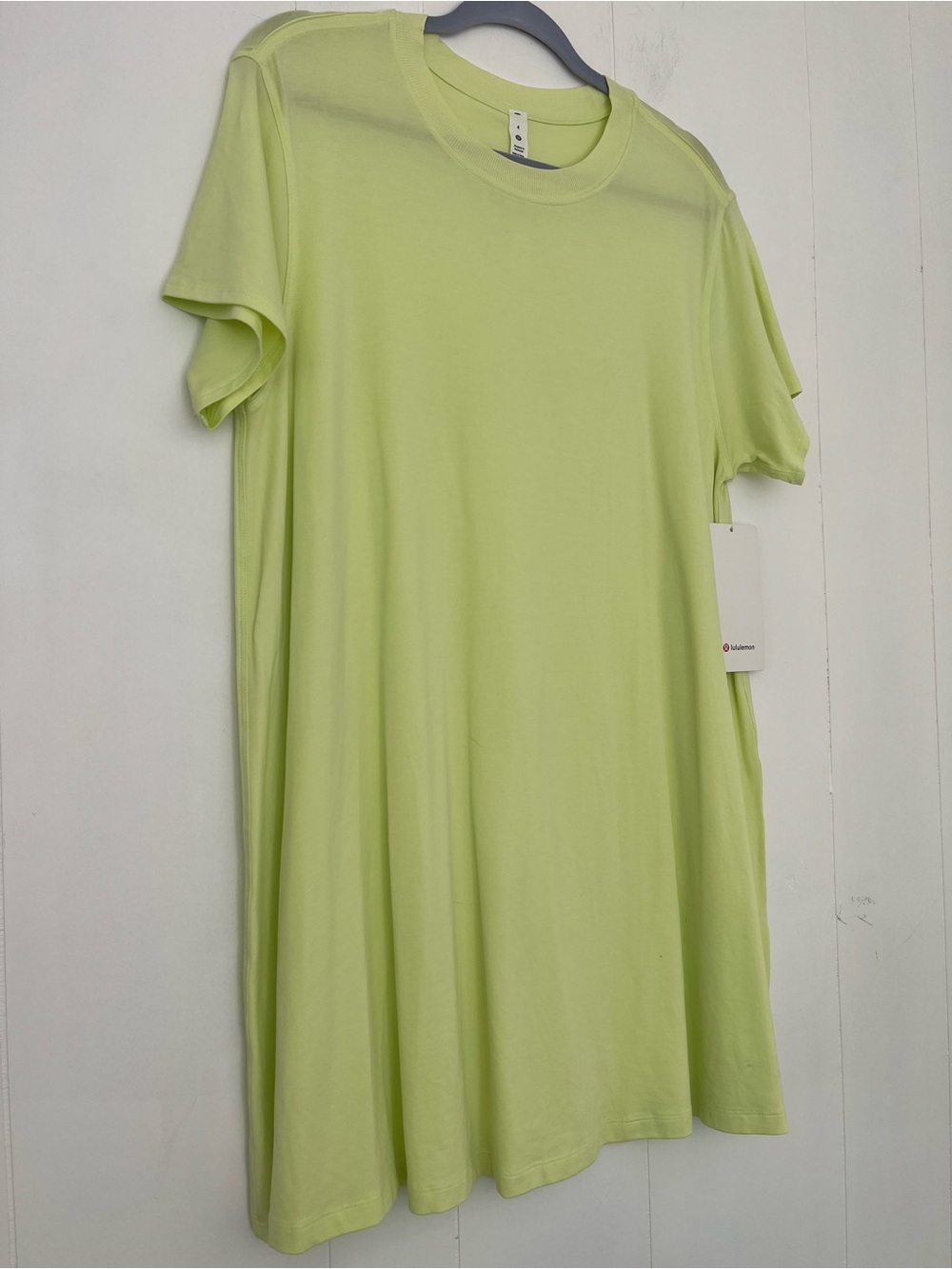 NWT Lululemon All Yours Tee Dress Crispin Green Size 4 NEW